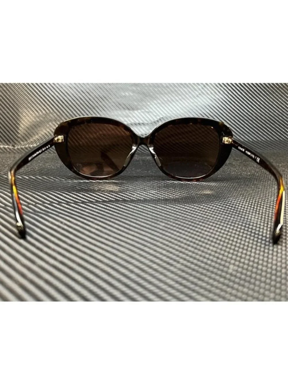 New Coach Women  TORTOISE GLITTER SIGNATURE C Sunglasses  55- 16- 140